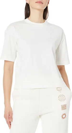 Amazon Essentials Women's Organic Cotton Drop Shoulder Relaxed Boxy Short-Sleeve T-Shirt (Available in Plus Size)