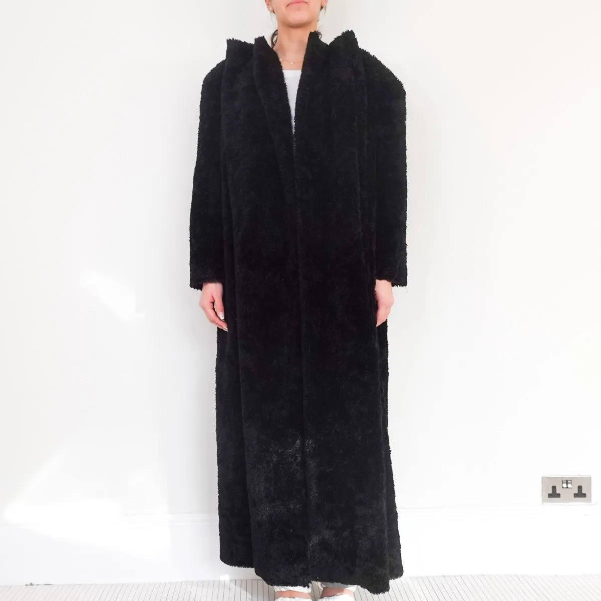 Black opera coat