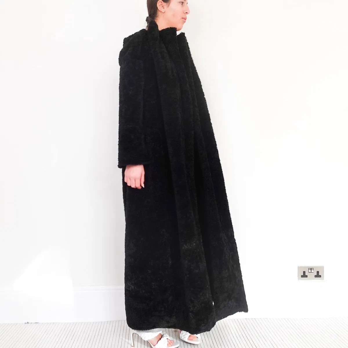 Black opera coat