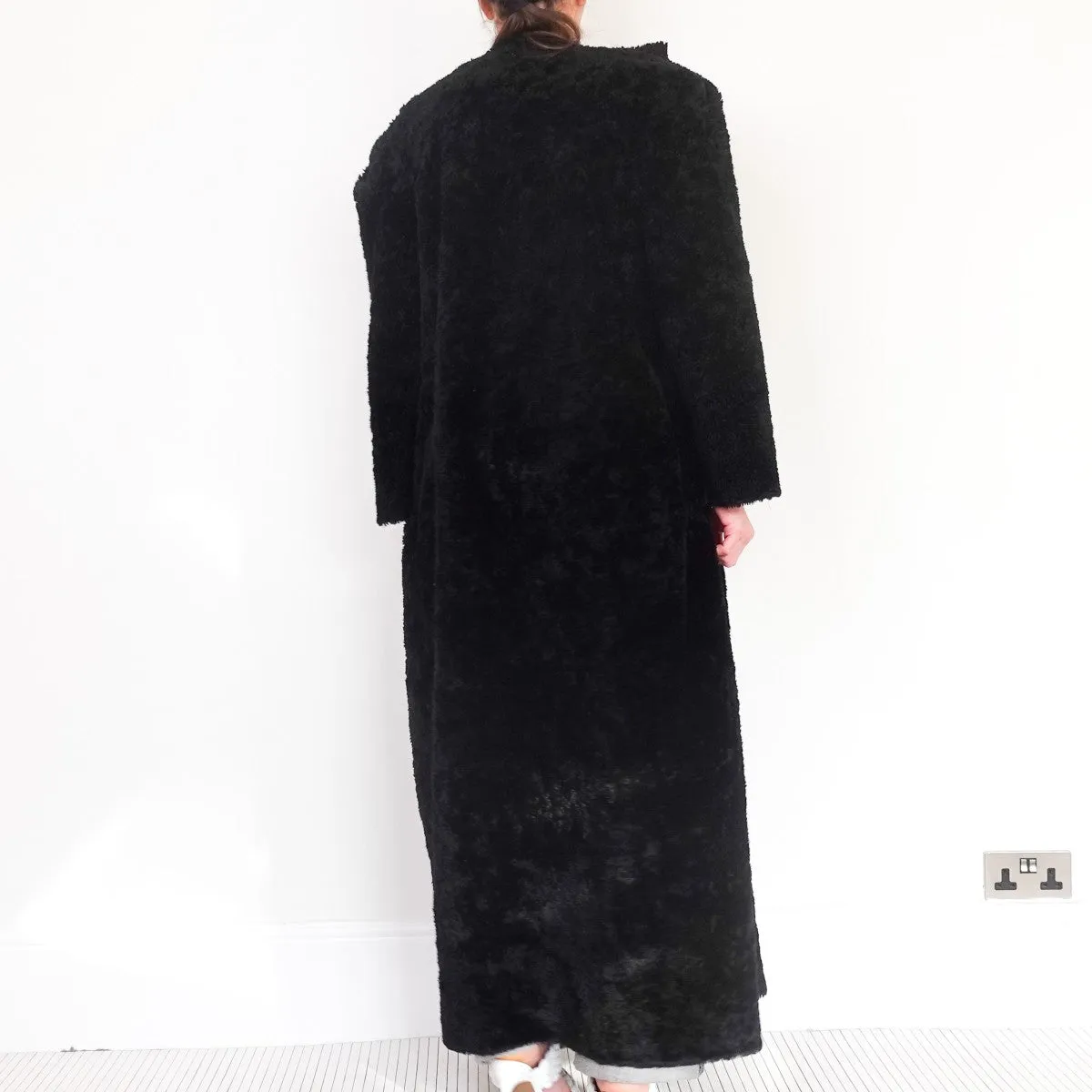 Black opera coat