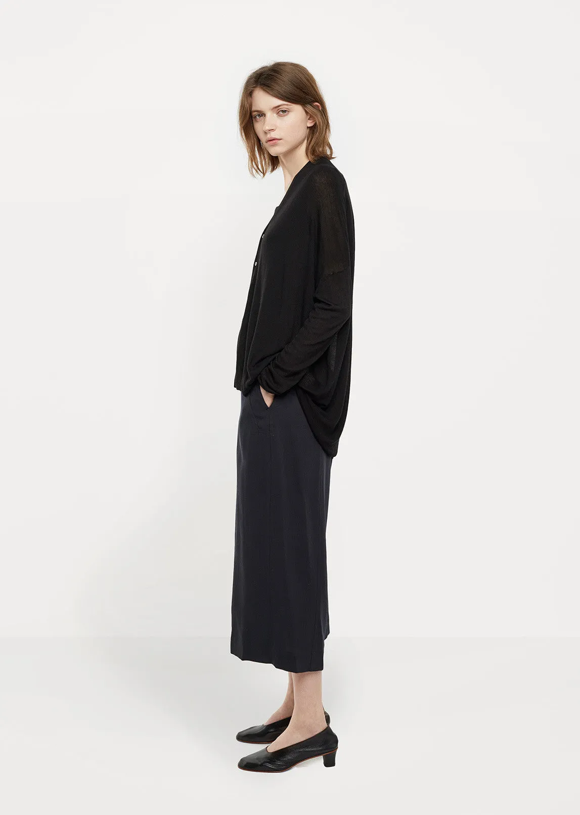 Button-Front Cardigan