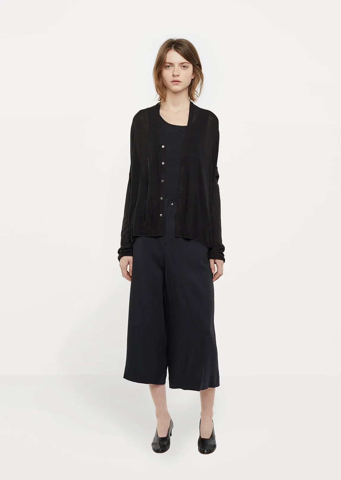 Button-Front Cardigan