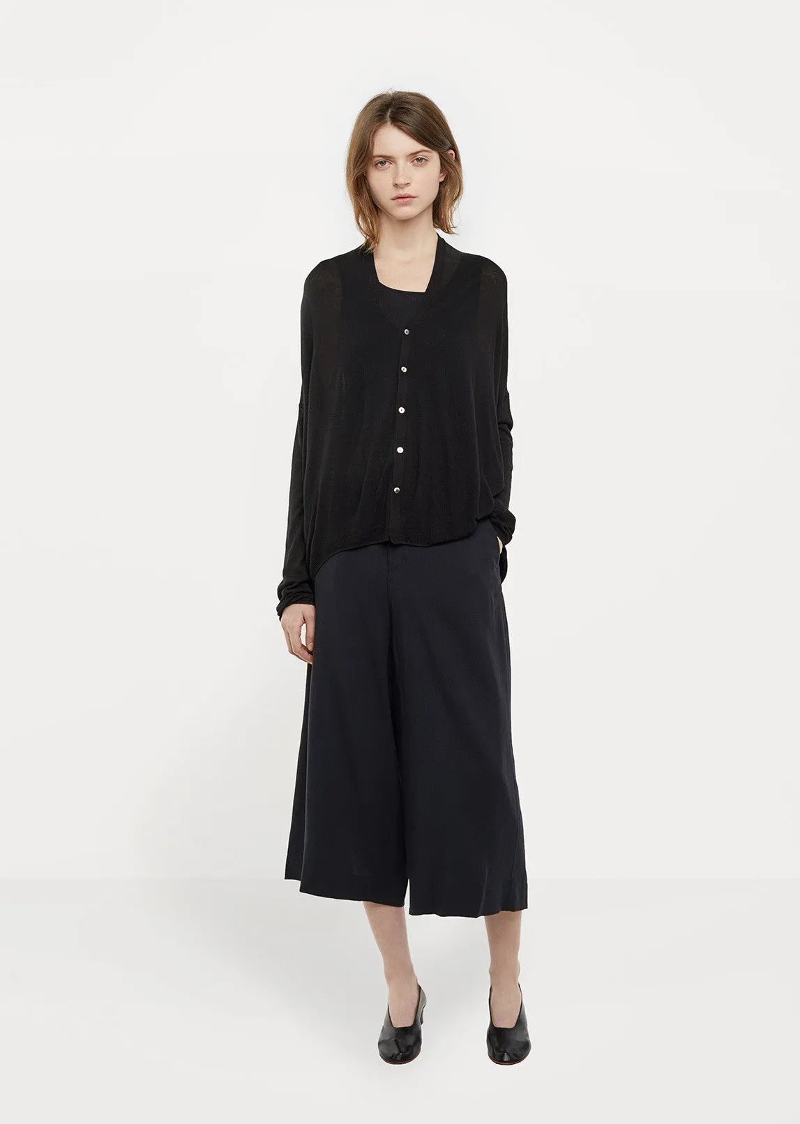 Button-Front Cardigan