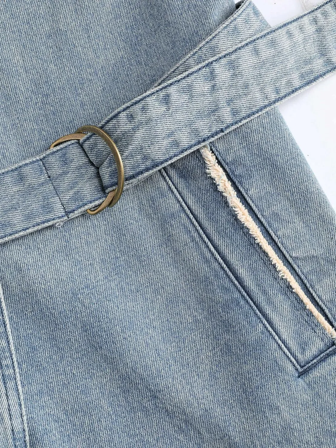 CIDER Statement Maker Denim Trench Coat