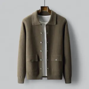 Cyprian | Fine Cardigan Premium Polo Jacket