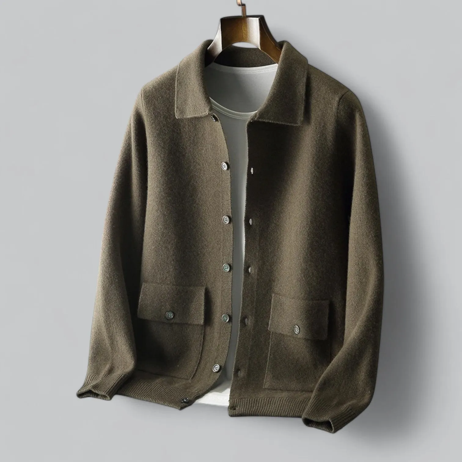 Cyprian | Fine Cardigan Premium Polo Jacket