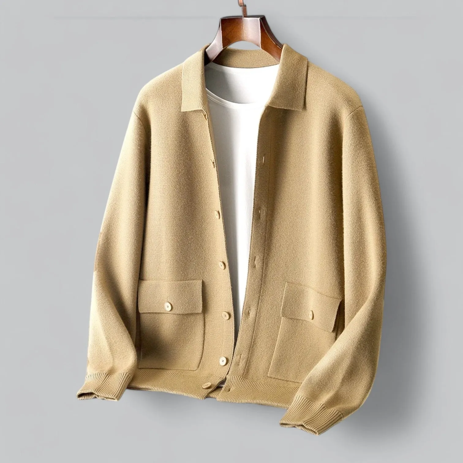 Cyprian | Fine Cardigan Premium Polo Jacket