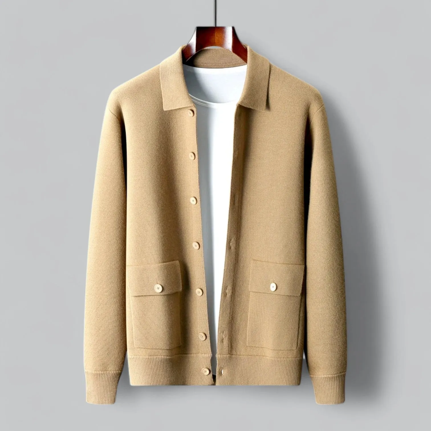 Cyprian | Fine Cardigan Premium Polo Jacket