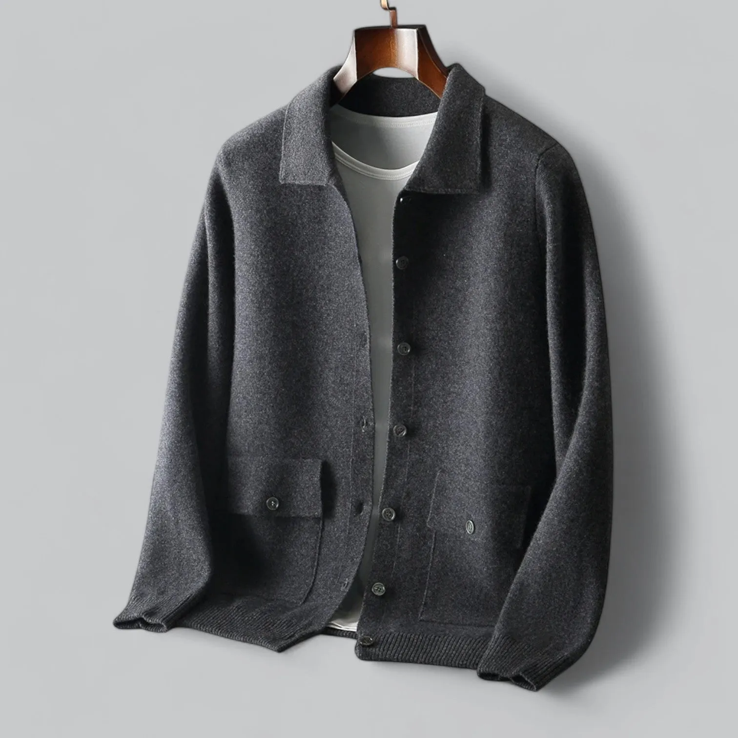Cyprian | Fine Cardigan Premium Polo Jacket