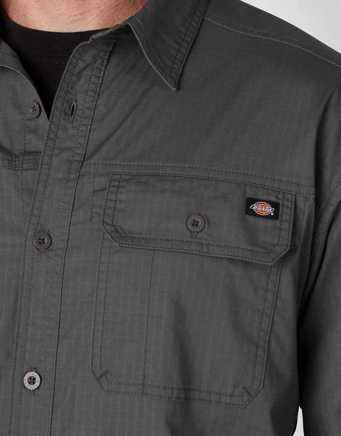 Dickies Men's Flex Denim Long Sleeve Shirt