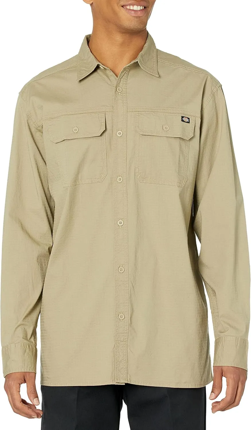 Dickies Men's Flex Denim Long Sleeve Shirt