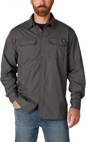 Dickies Men's Flex Denim Long Sleeve Shirt