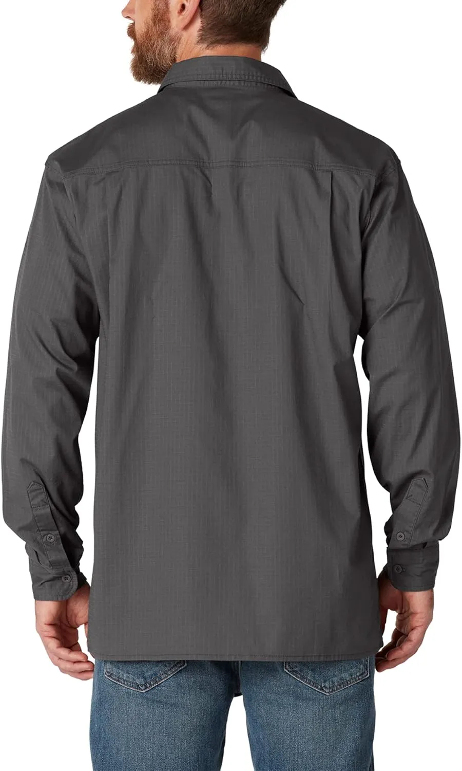 Dickies Men's Flex Denim Long Sleeve Shirt