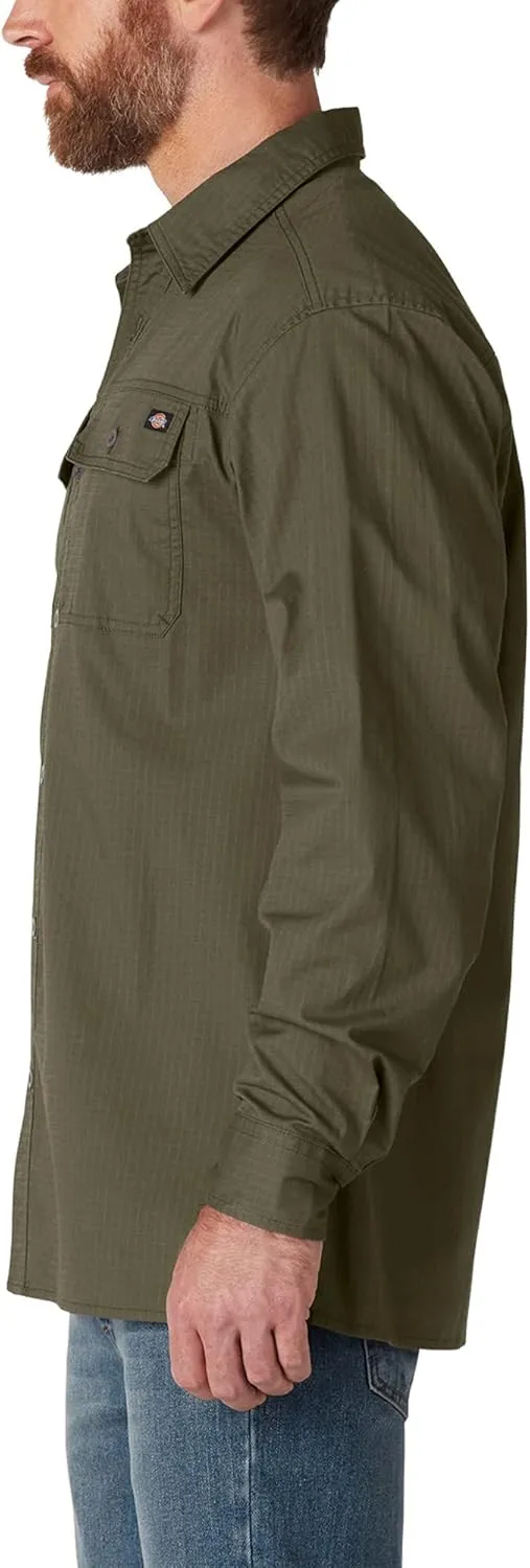 Dickies Men's Flex Denim Long Sleeve Shirt