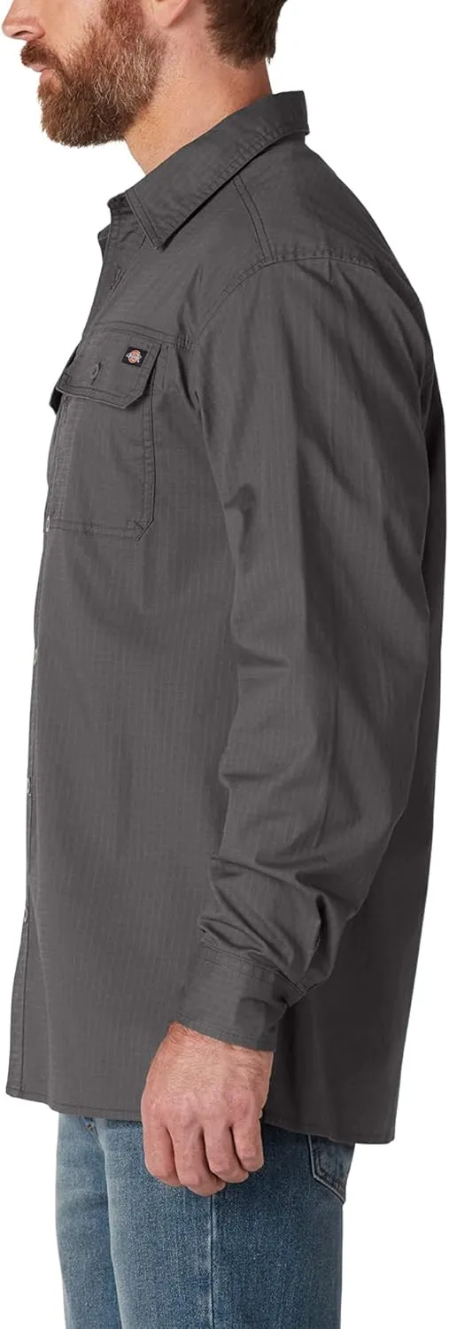 Dickies Men's Flex Denim Long Sleeve Shirt