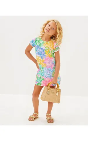 Girls Mini Cody Dress Bright Delight Patch