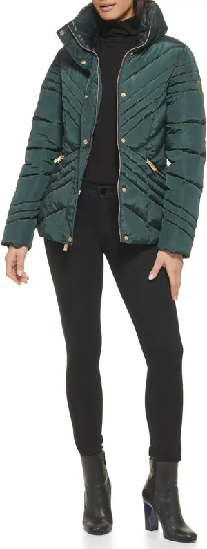 GUESS Women's Midweight Puffer Jacket