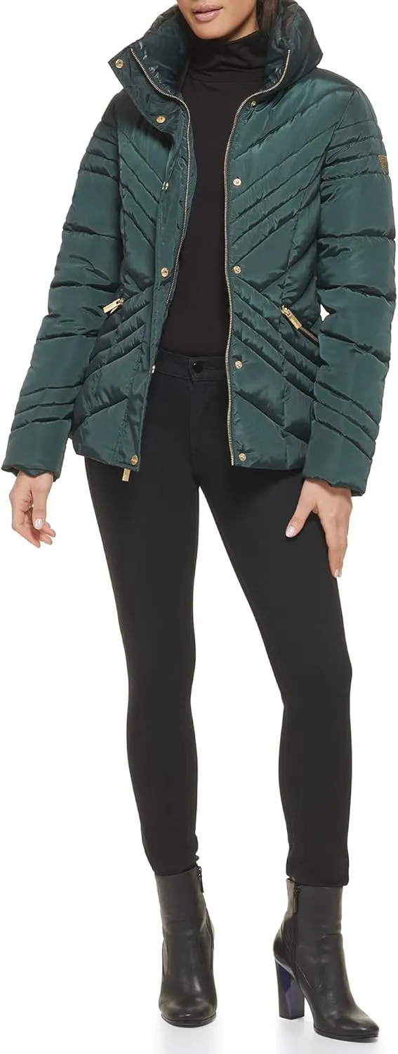GUESS Women's Midweight Puffer Jacket