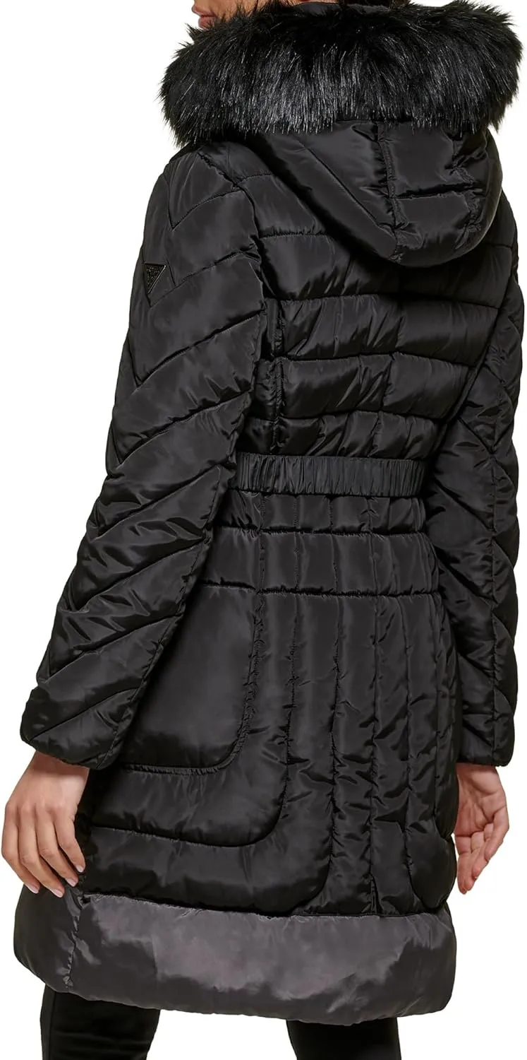 GUESS Women's Midweight Puffer Jacket