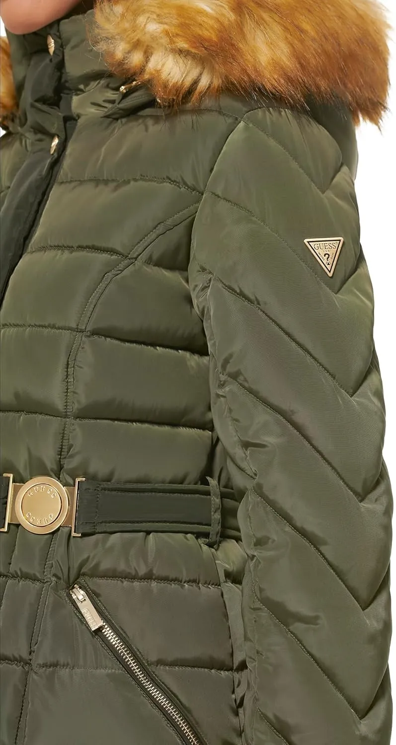 GUESS Women's Midweight Puffer Jacket
