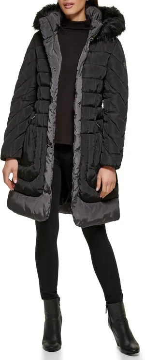 GUESS Women's Midweight Puffer Jacket