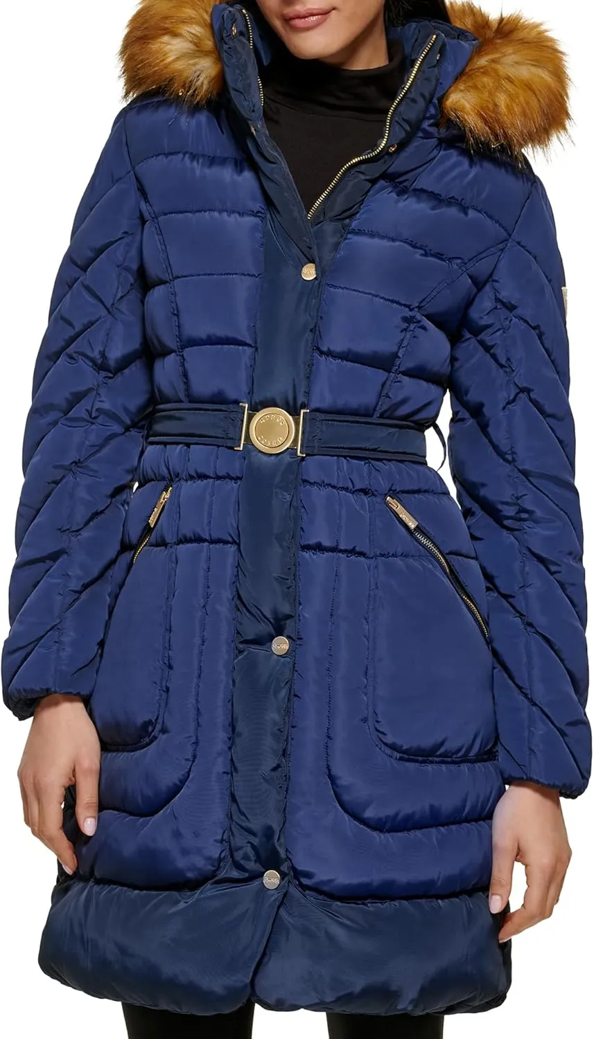 GUESS Women's Midweight Puffer Jacket