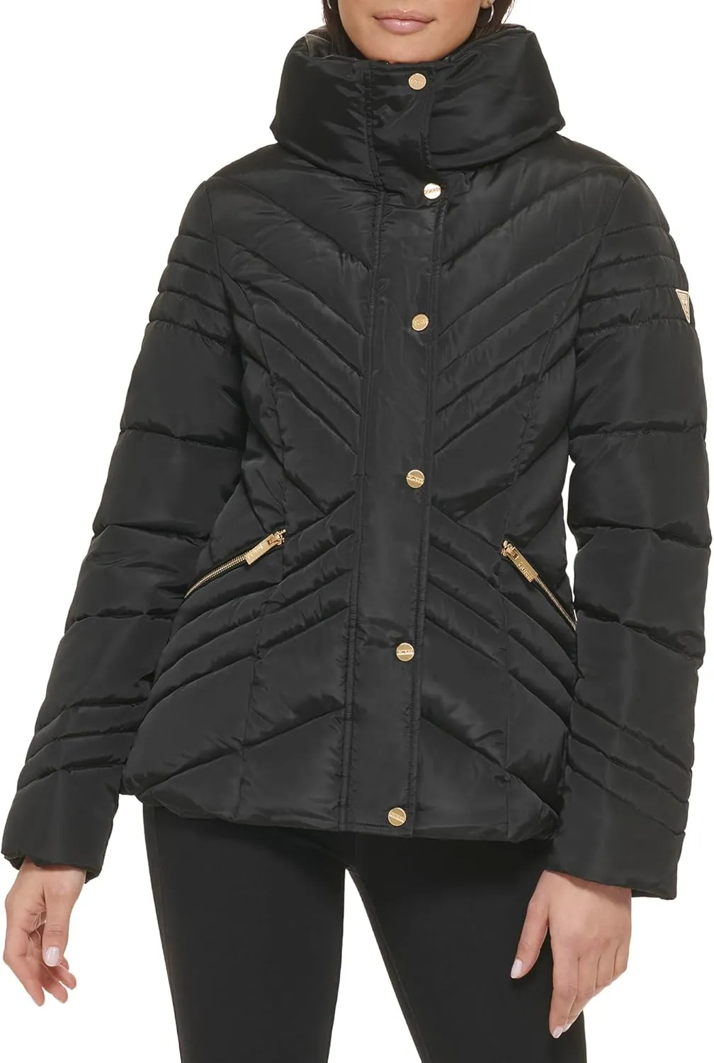 GUESS Women's Midweight Puffer Jacket