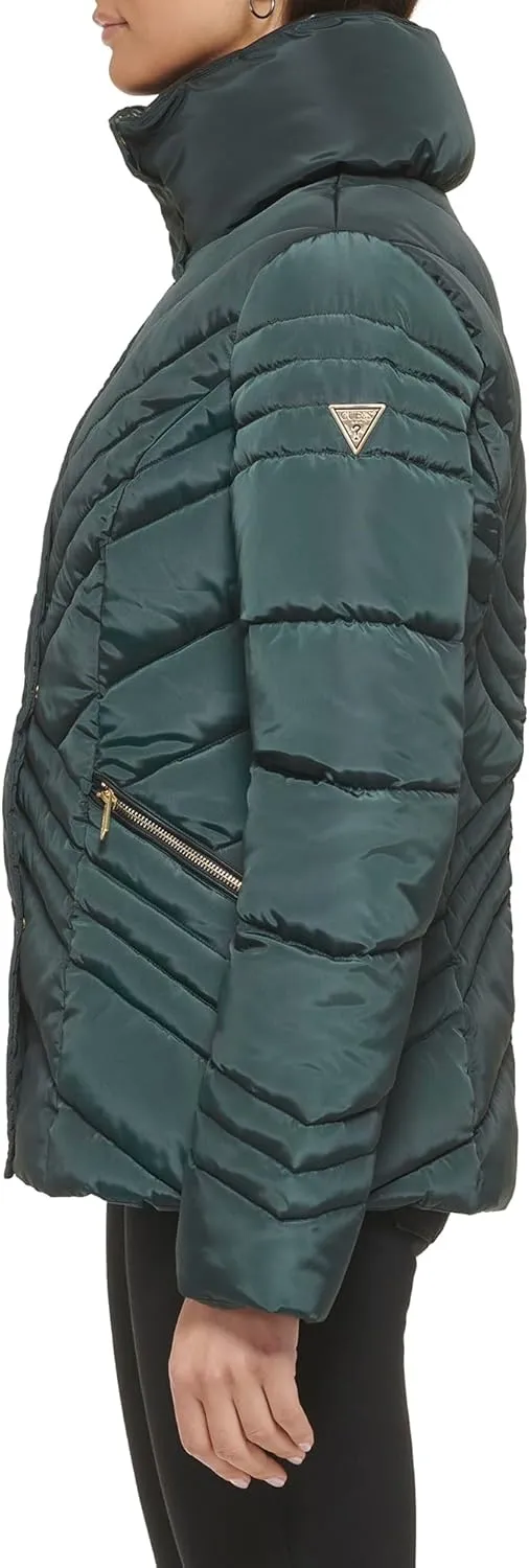 GUESS Women's Midweight Puffer Jacket