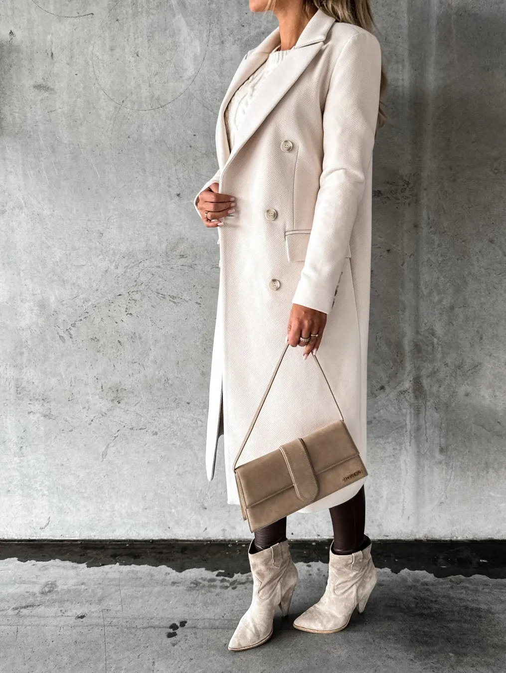 Kate | Wool Coat Long Fit Women