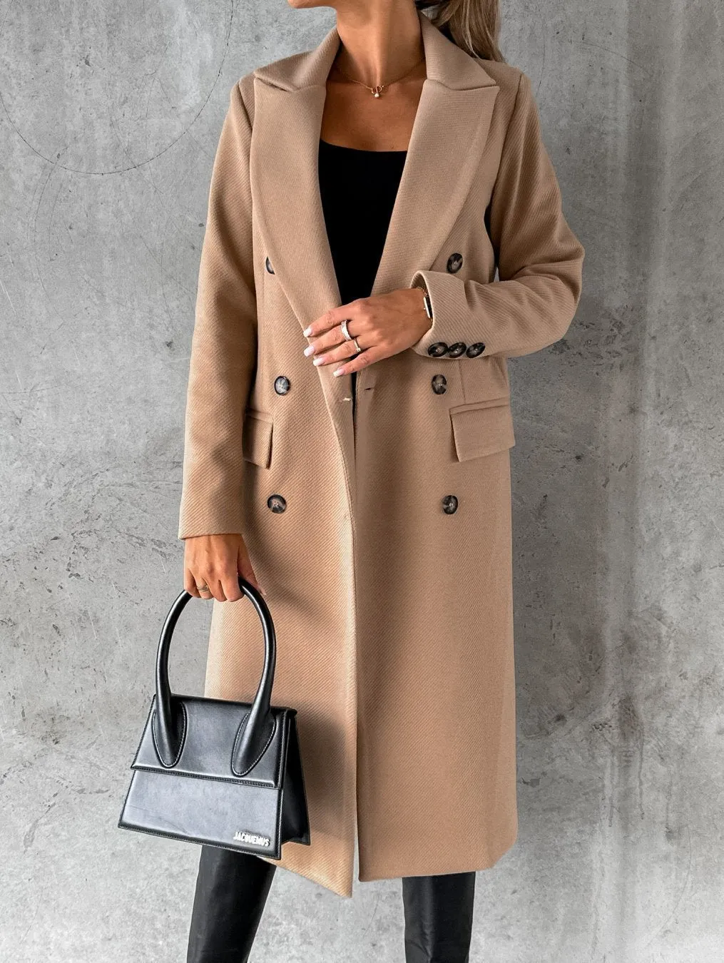 Kate | Wool Coat Long Fit Women