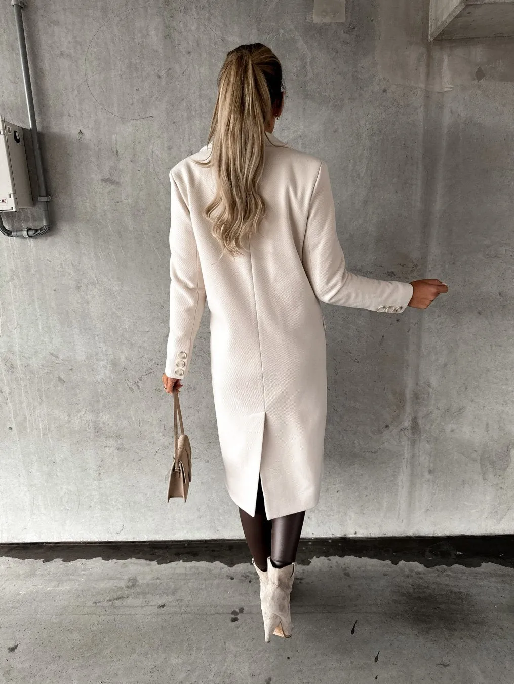 Kate | Wool Coat Long Fit Women