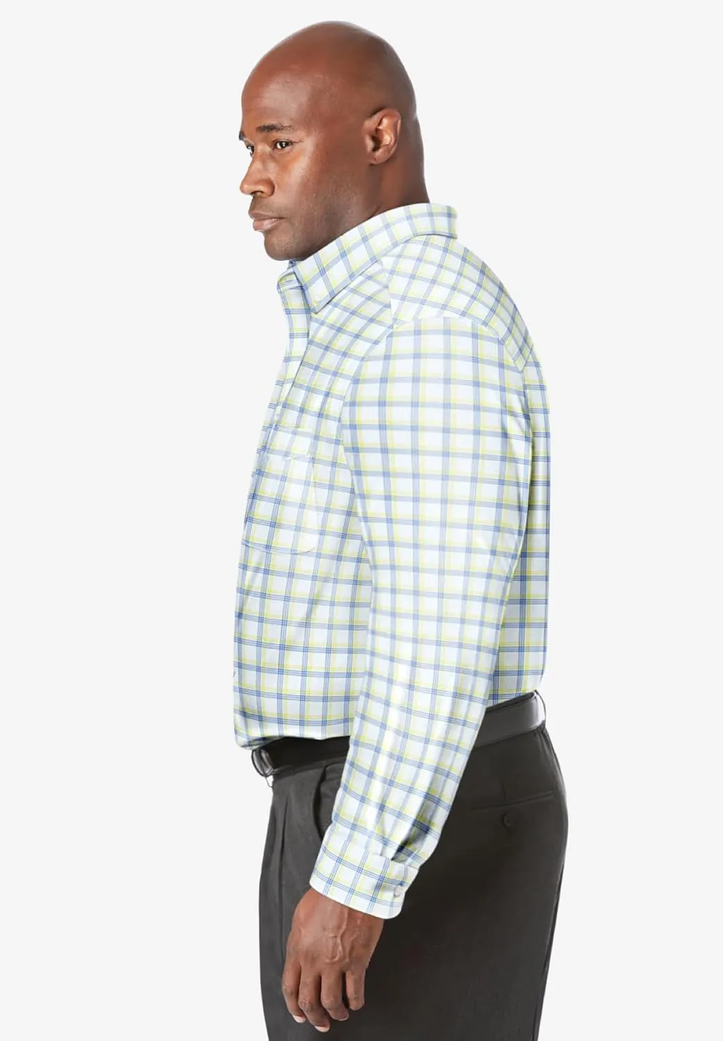 KingSize Men's Big & Tall Tall Wrinkle-Free Oxford Dress Shirt