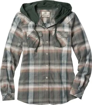 Legendary Whitetails Women's Lumber Jane Hooded Flannel Shirt