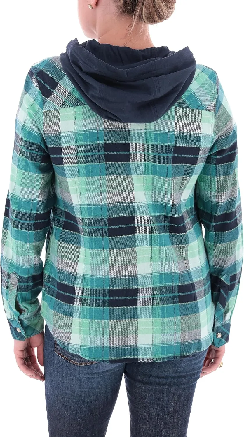 Legendary Whitetails Women's Lumber Jane Hooded Flannel Shirt