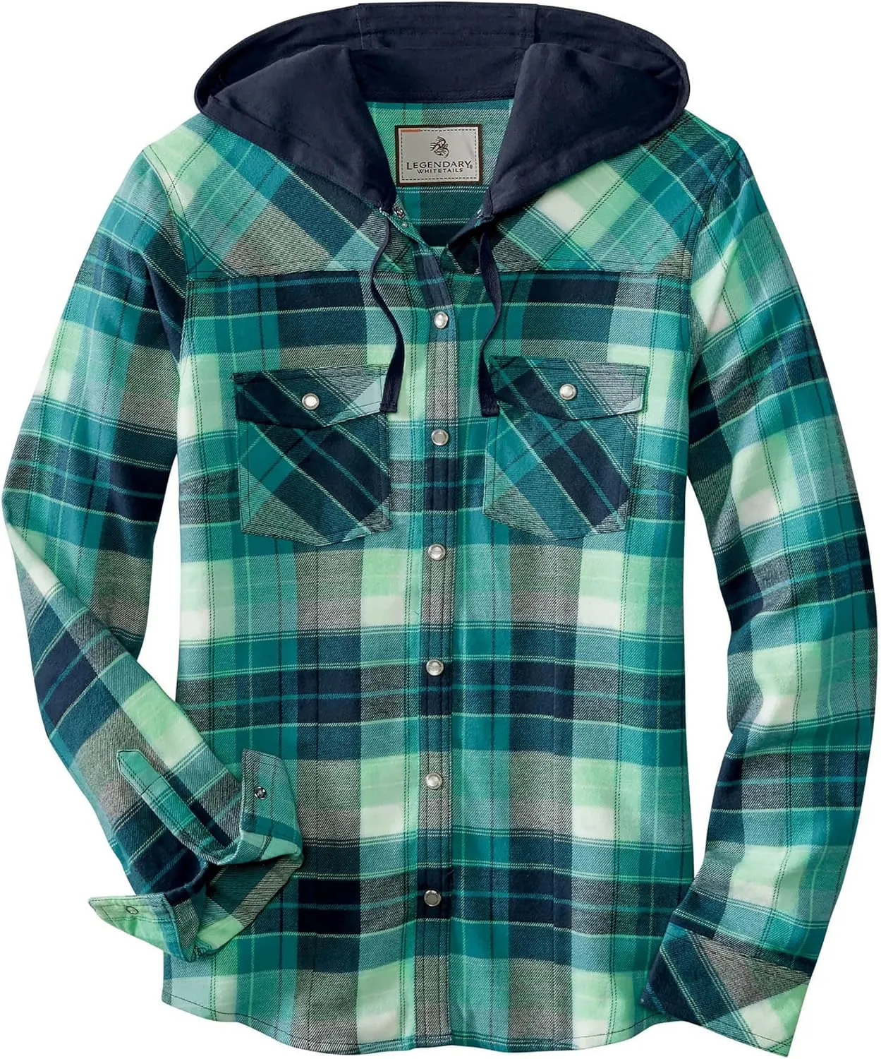 Legendary Whitetails Women's Lumber Jane Hooded Flannel Shirt