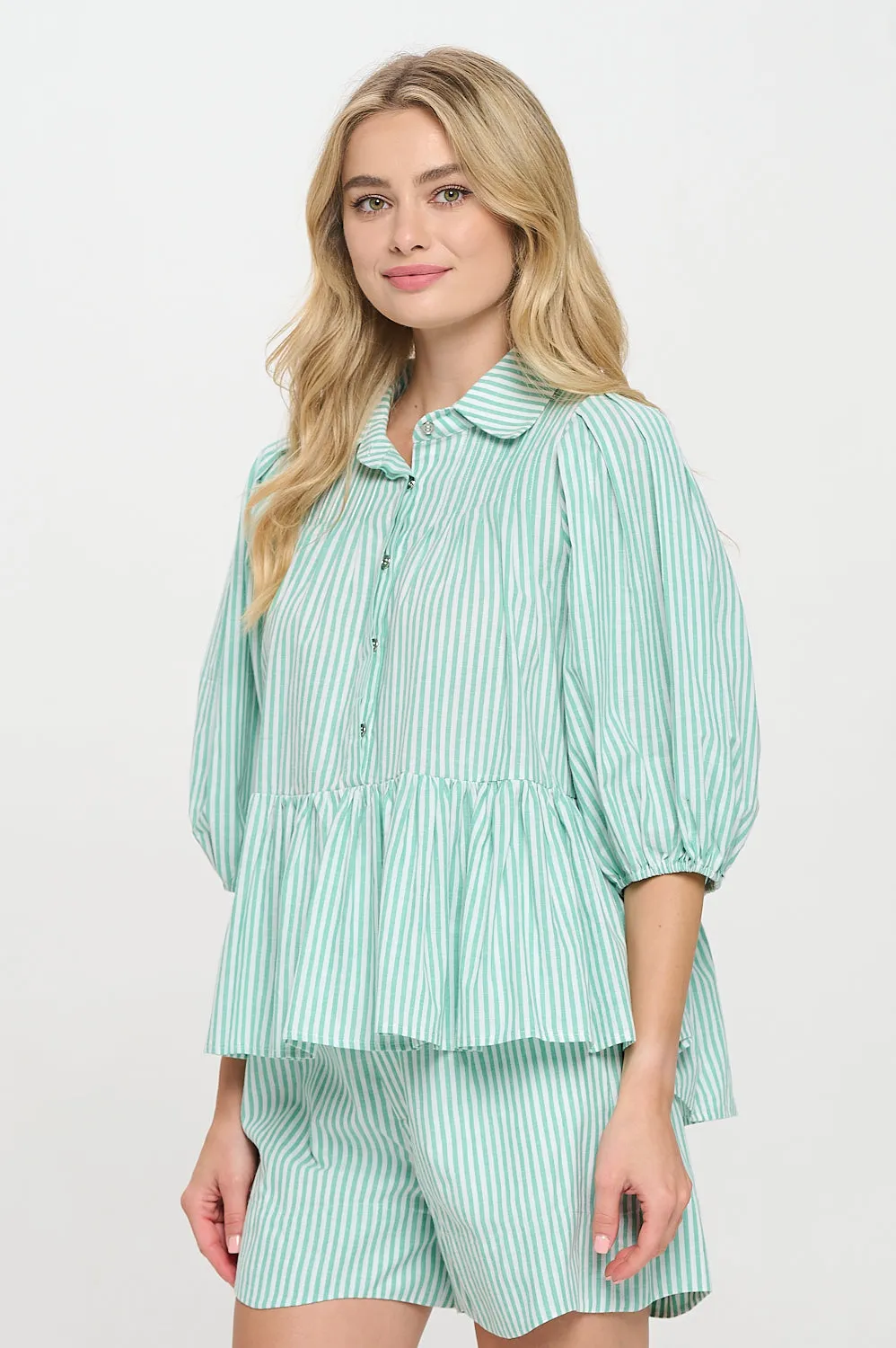 Mediterranean Stripe Top