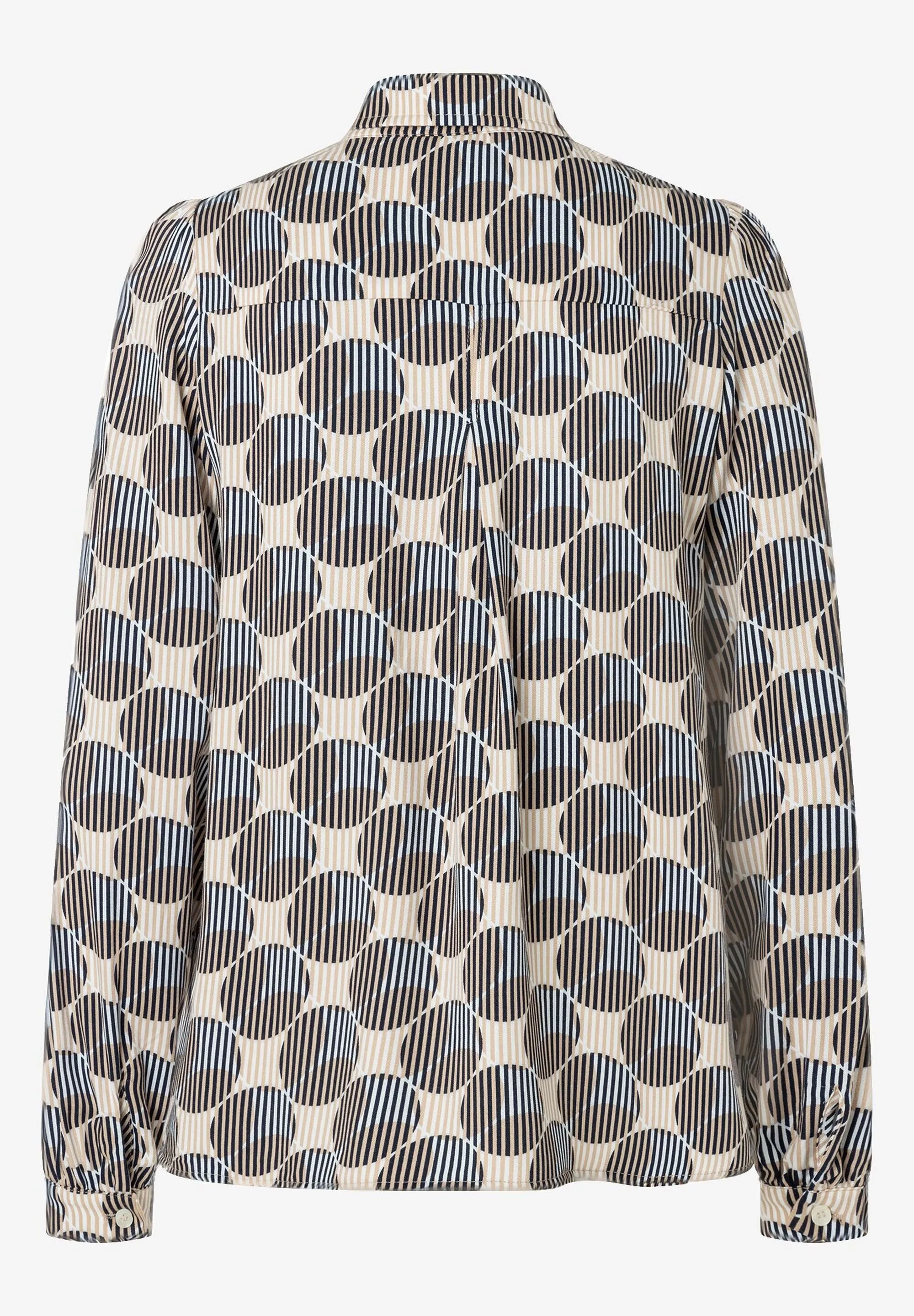 More & More Blouse With Stripe & Dot Pattern