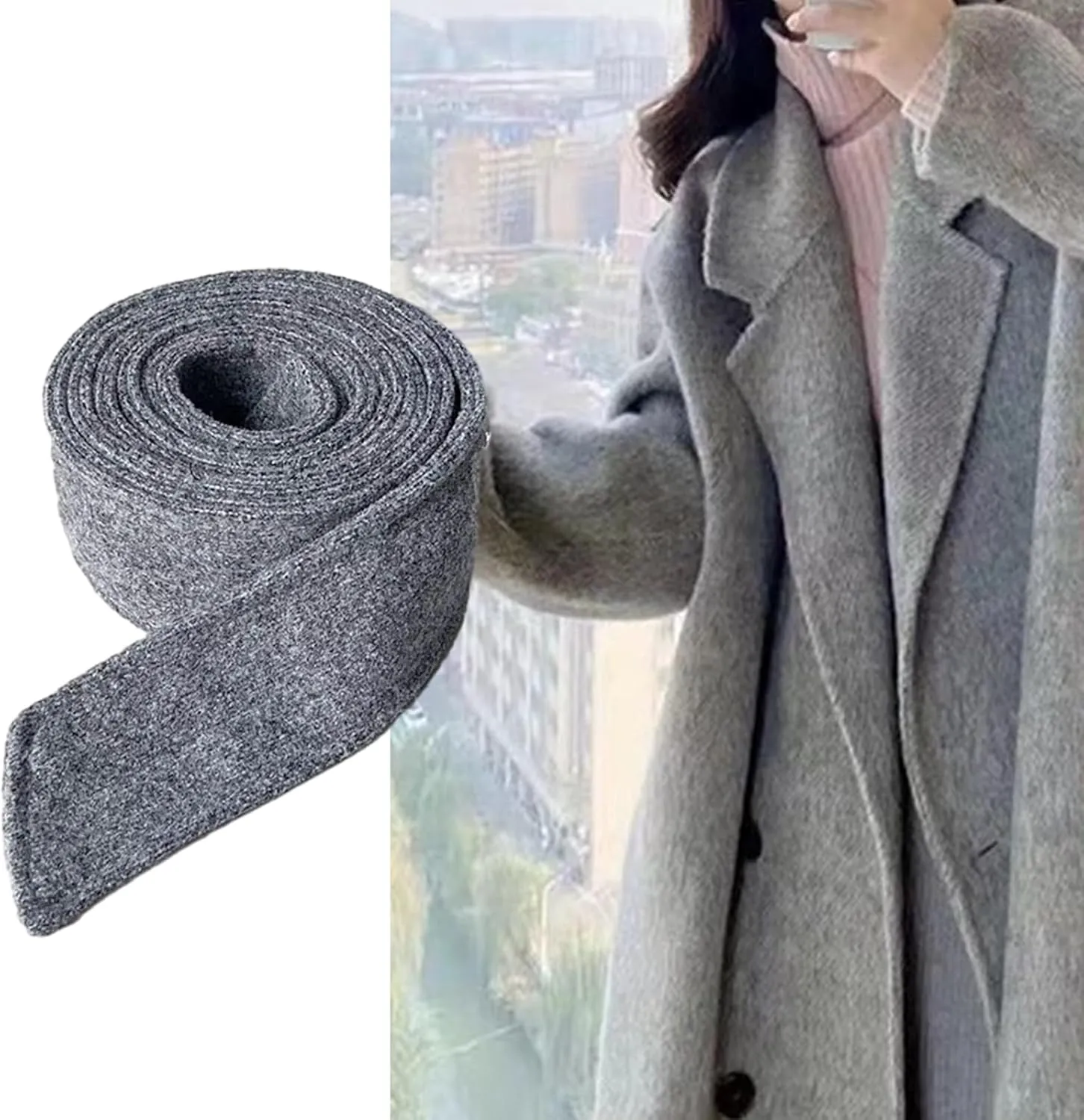 Muloo Coat Belt Replacement Women Trench Coat Belt Overcoat Waist Belt for Trench Coat Men Trench Coat Belt Replacement