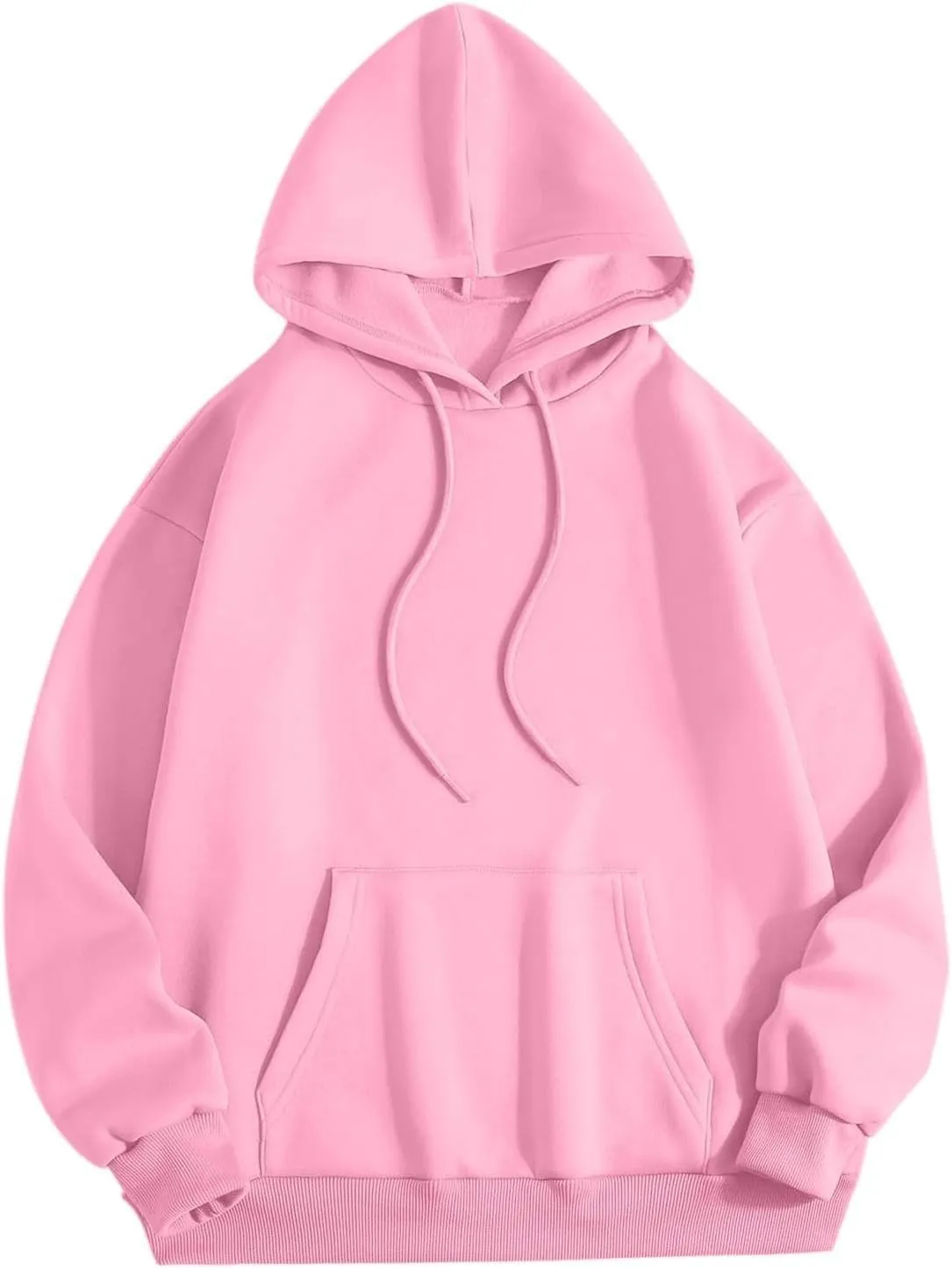 Pink Palm Puff Hoodie Letter Print Y2k Sweatshirt Trendy Preppy Sweatshirts for Teen Girls Cute Clothes