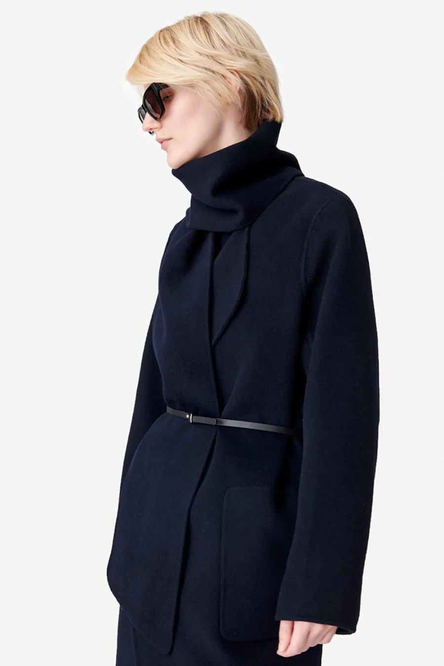 Valeran Coat Navy