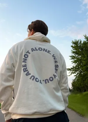 WE SEE YOU' Hoodie | Invisible Mental Health | White