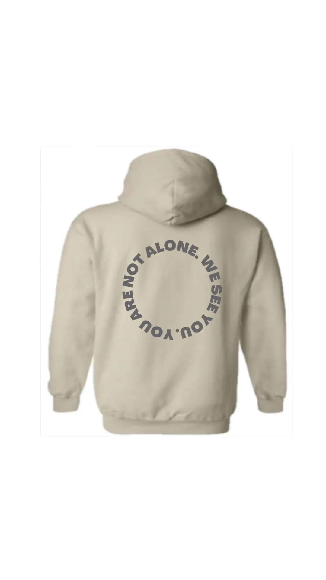 WE SEE YOU' Hoodie | Invisible Mental Health | White