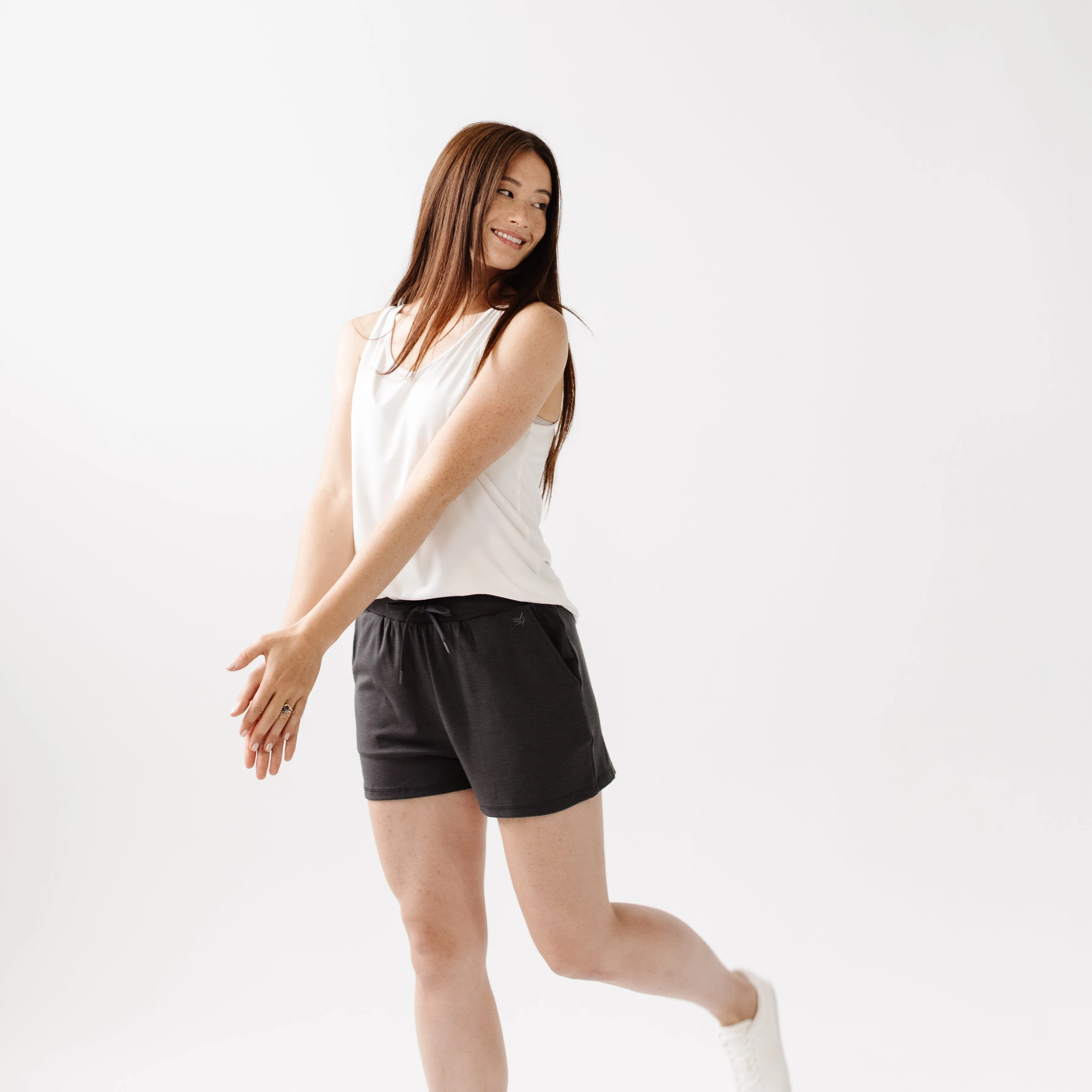 Women's Brushed Bamboo Jogger Shorts