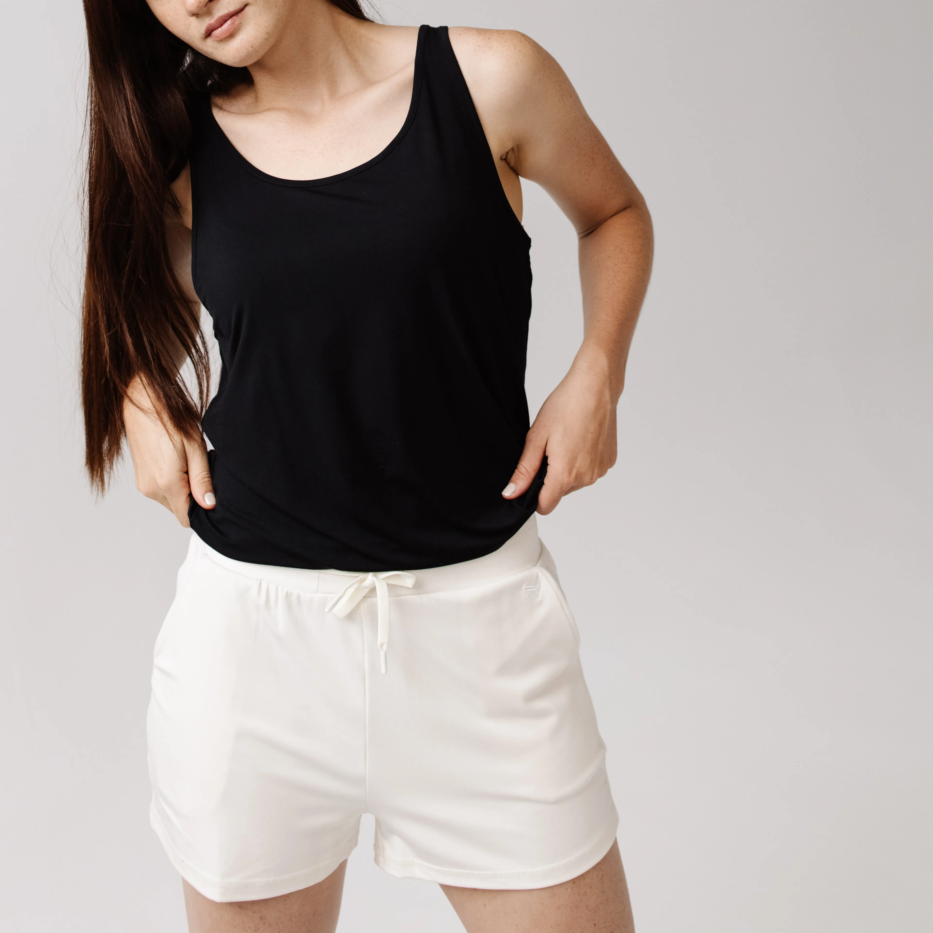 Women's Brushed Bamboo Jogger Shorts